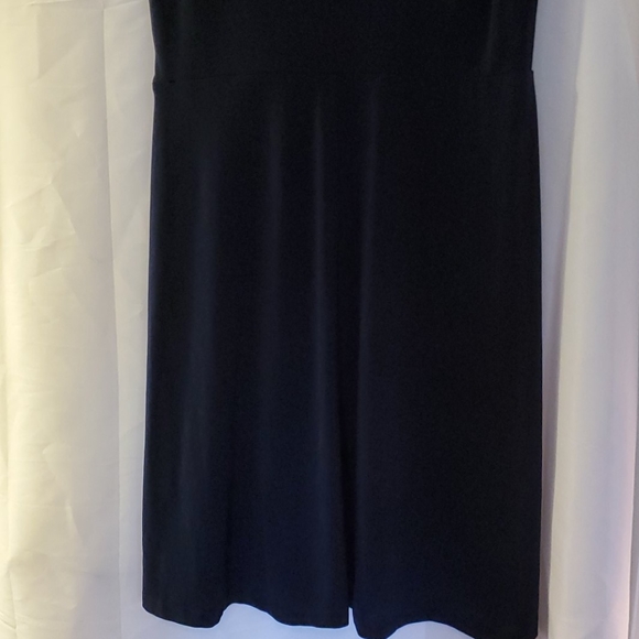 SLINKY Dress Barn navy blue dress size 16 - Picture 6 of 8